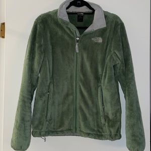 Fleece north face zip jacket